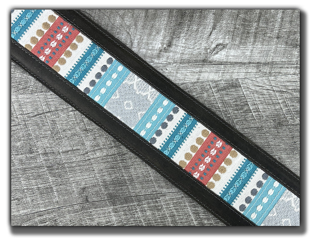 Hozho - Aged Steel Leather Guitar Strap - Numbered Limited Edition