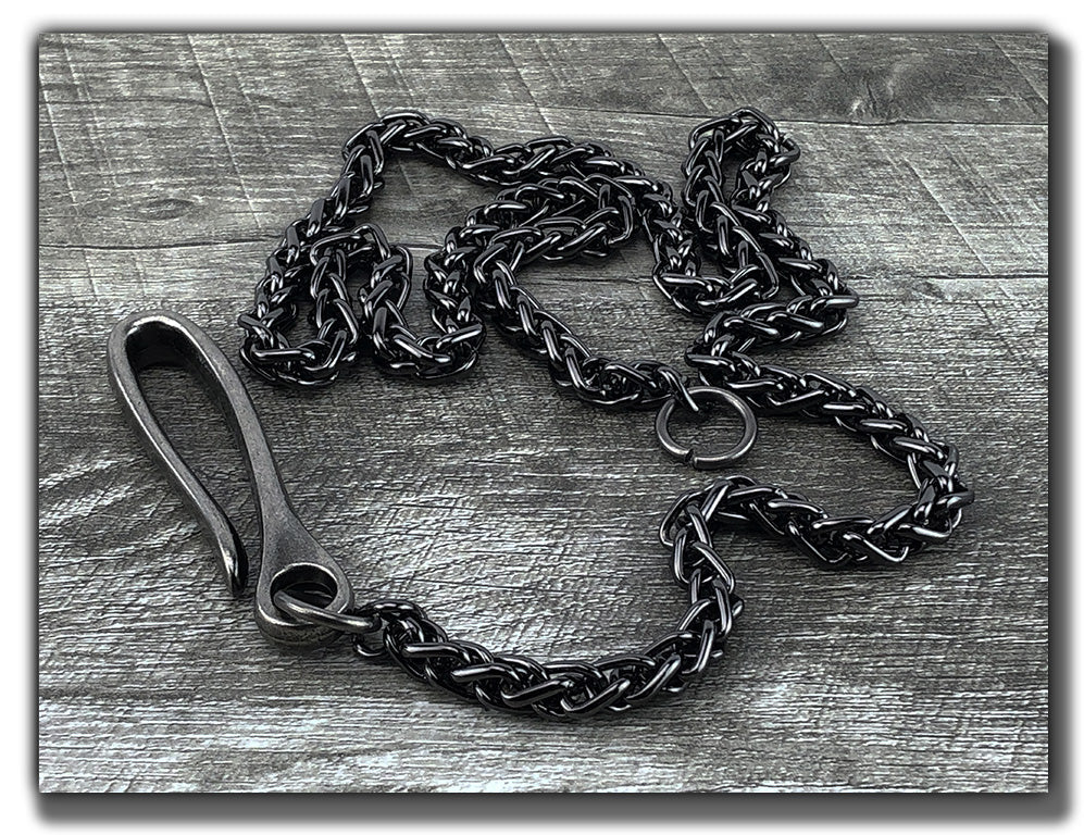 Wallet Chain with Fish Hook