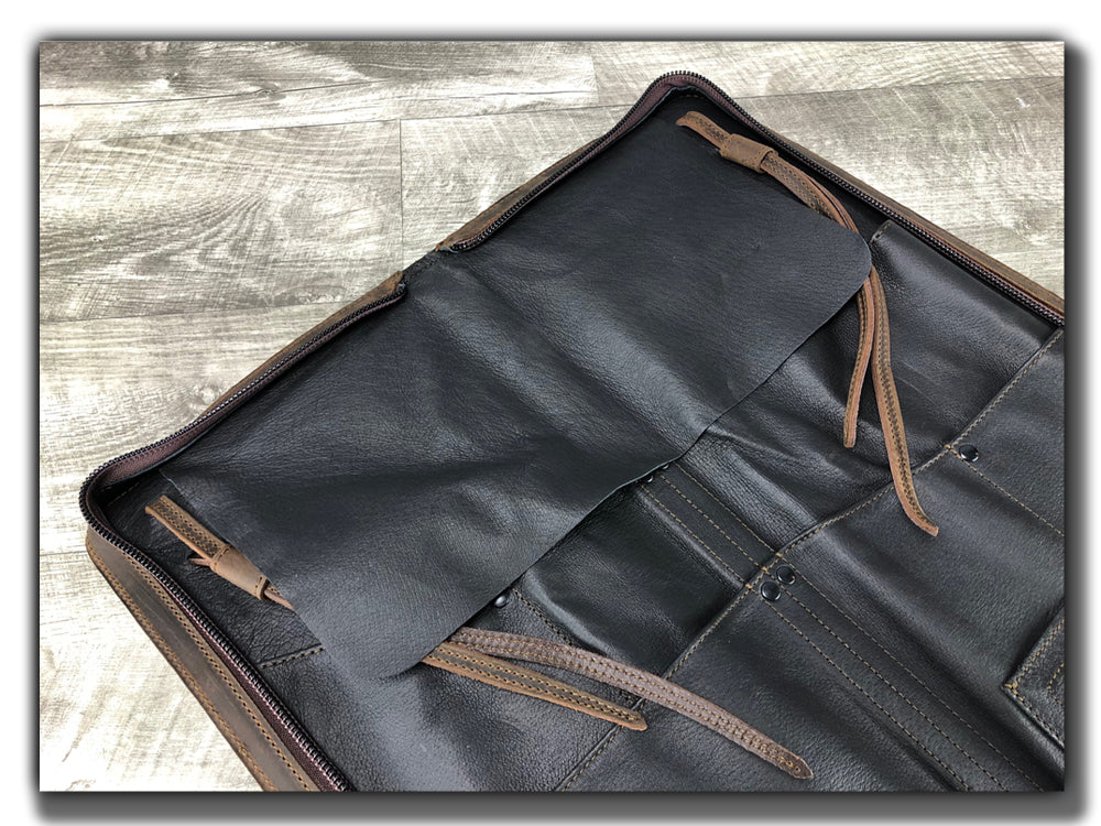 “The Seville” Drum Stick Bag - Whiskey Brown