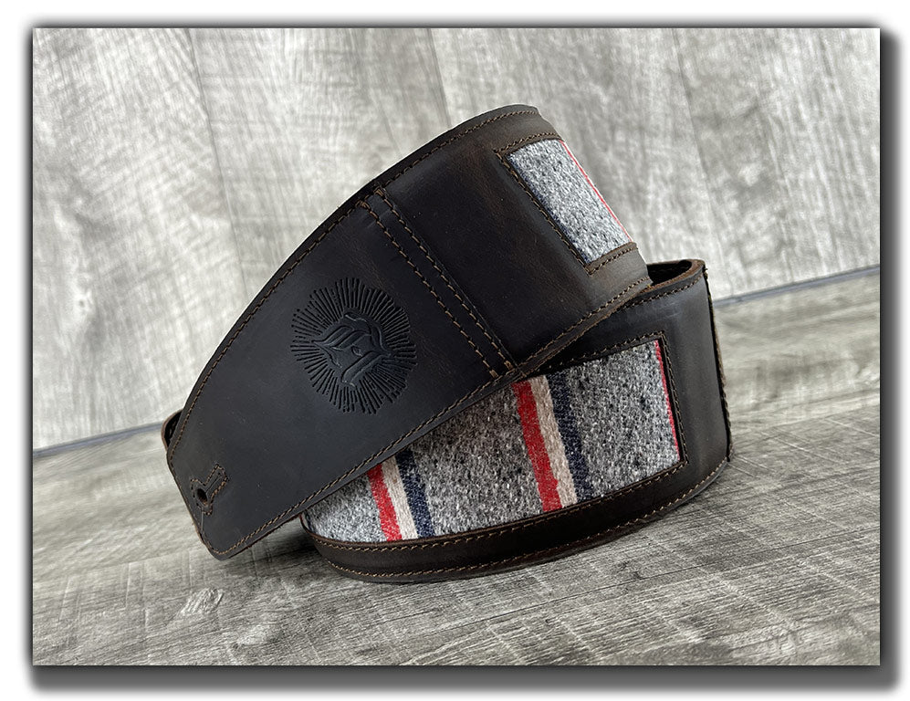 Scout - Whiskey Brown Leather Guitar Strap - Numbered Limited Edition