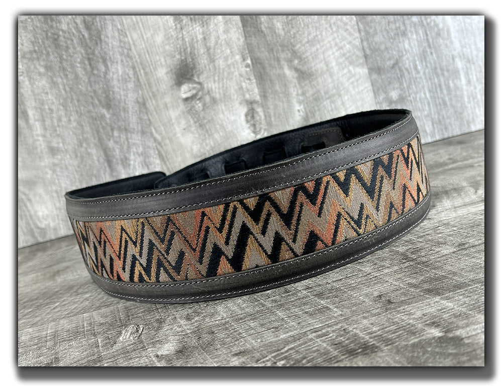 Temperaments - Aged Steel Leather Guitar Strap - Numbered Limited Edition