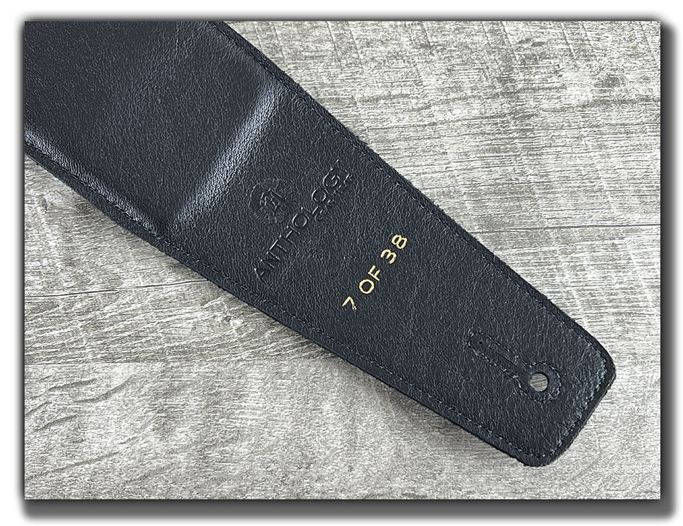 Temperaments - Aged Steel Leather Guitar Strap - Numbered Limited Edition