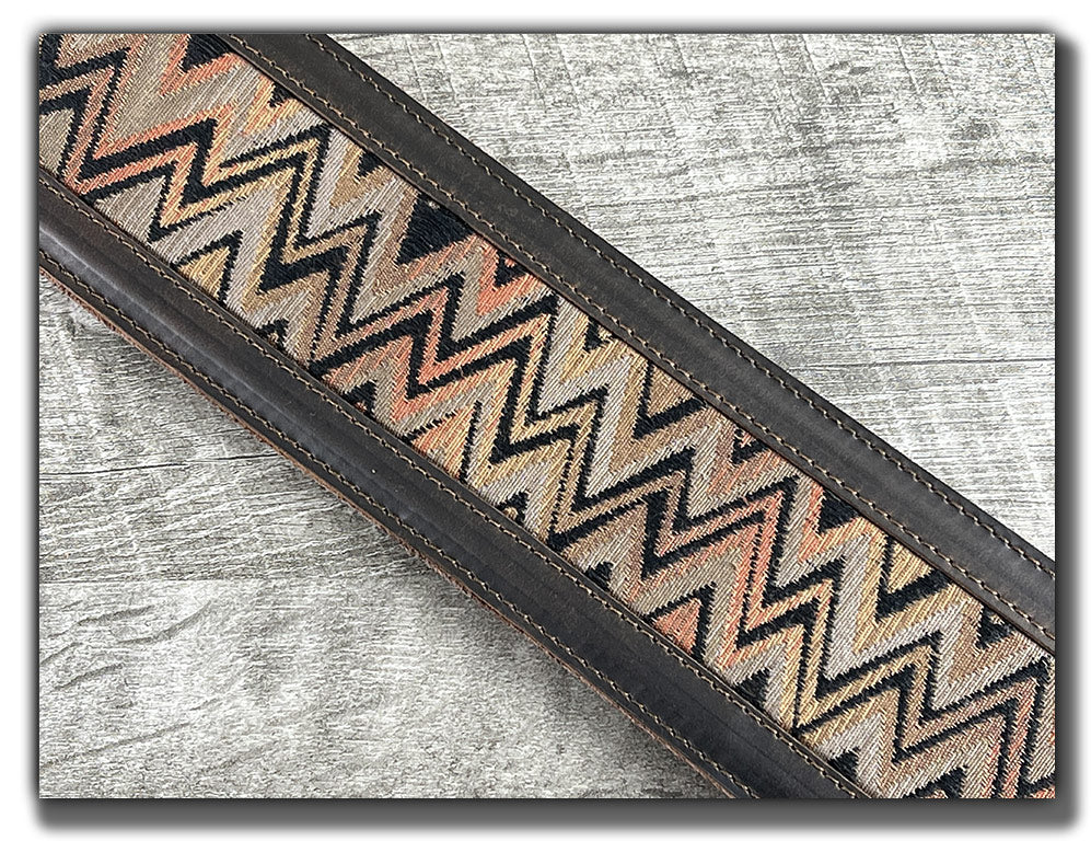 Temperaments - Whiskey Brown Leather Guitar Strap - Numbered Limited Edition