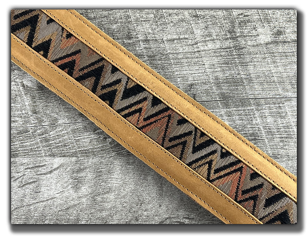 Temperaments - Tobacco Leather Guitar Strap - Numbered Limited Edition