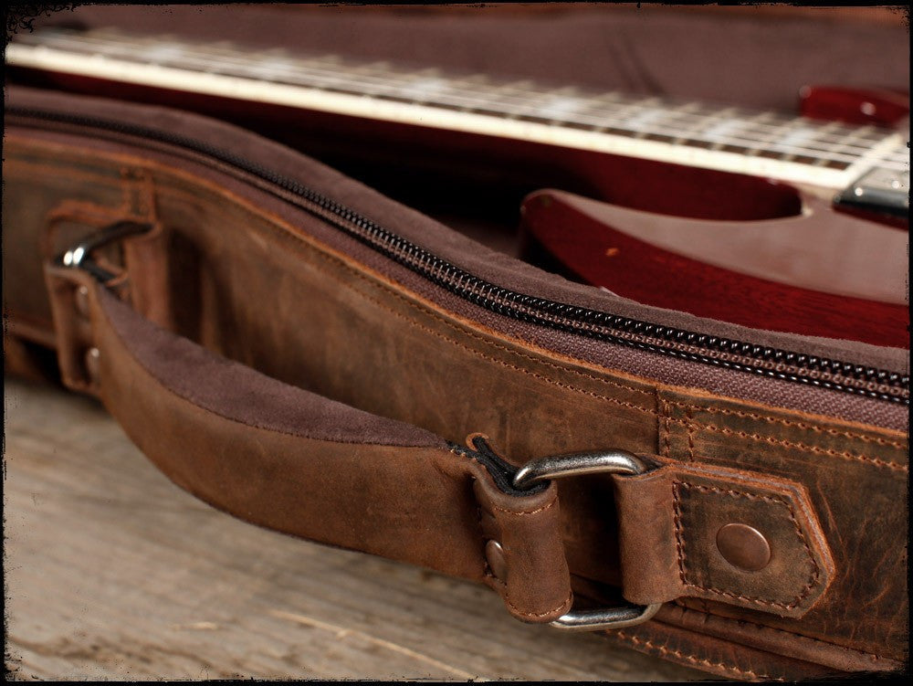 Leather Guitar Case for Electric Guitar