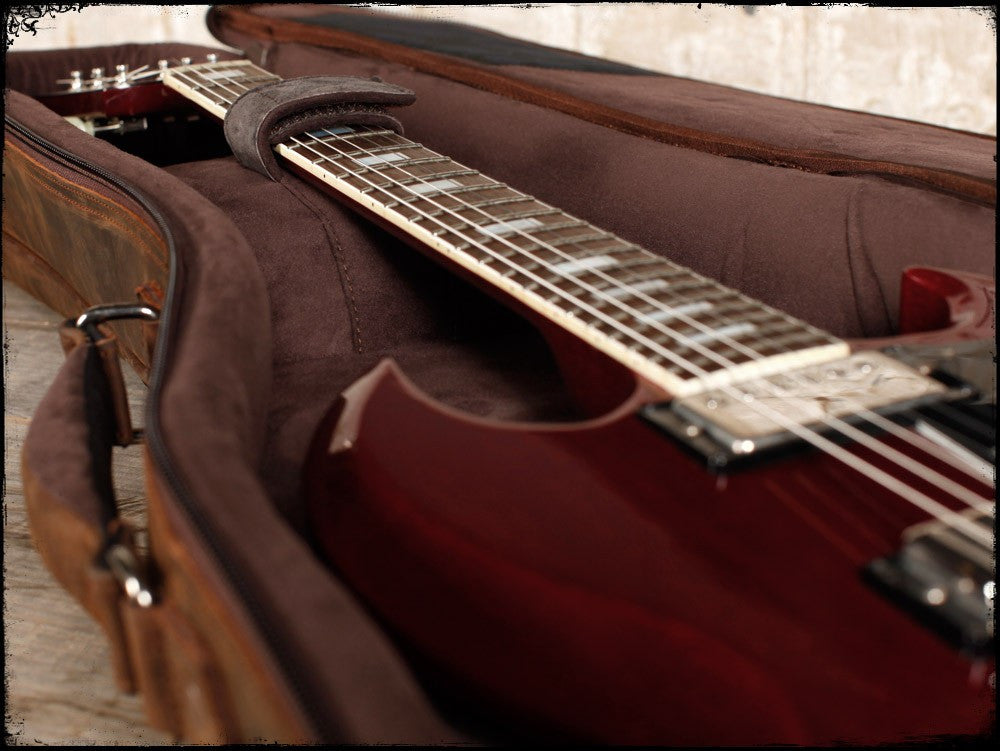“The Revelator” Leather Guitar Case for Electric Guitars