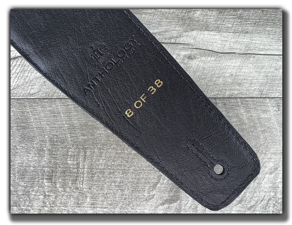 Numbered limited edition guitar strap