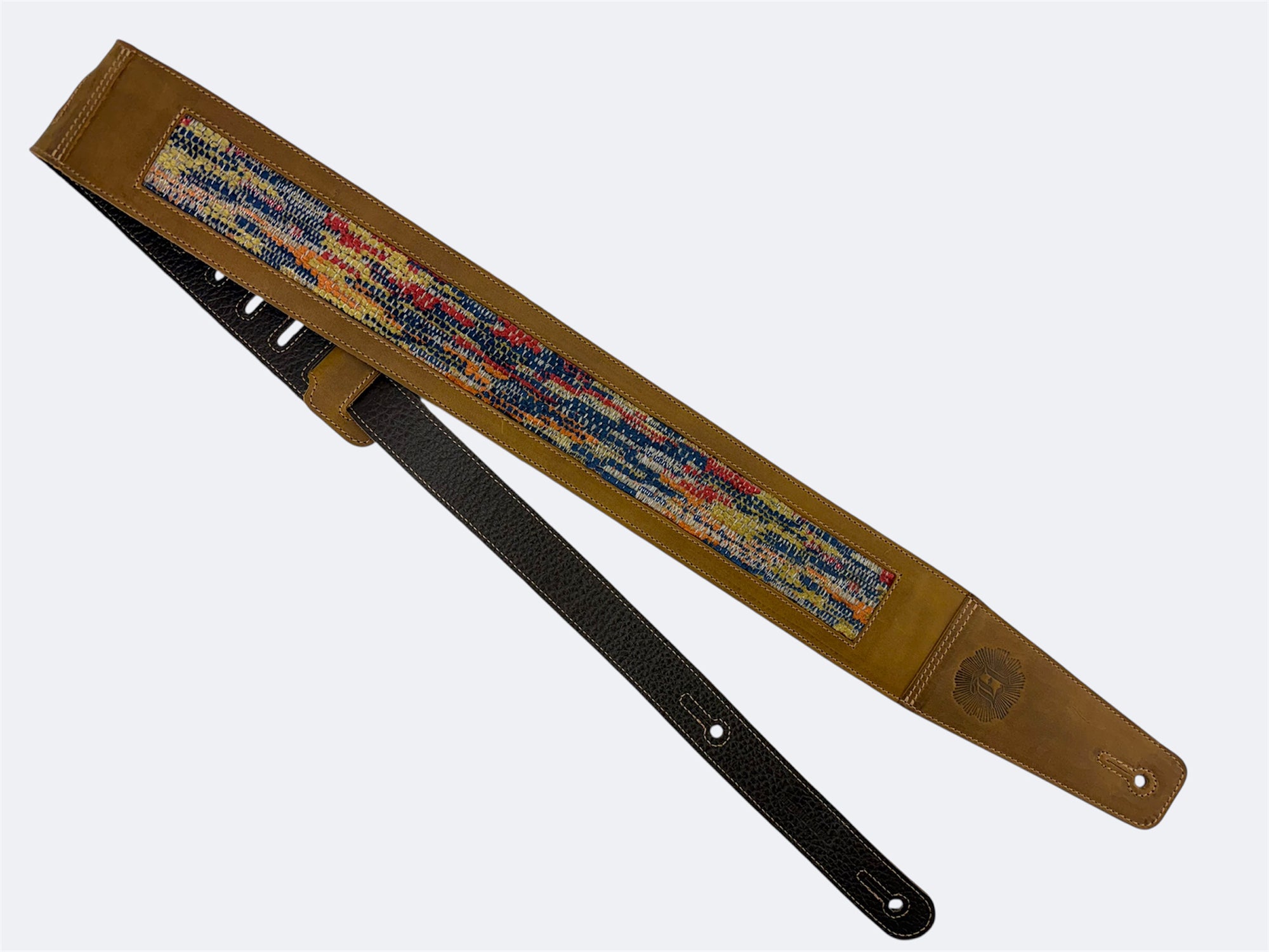 Ripple - Tobacco Leather Guitar Strap - Numbered Limited Edition