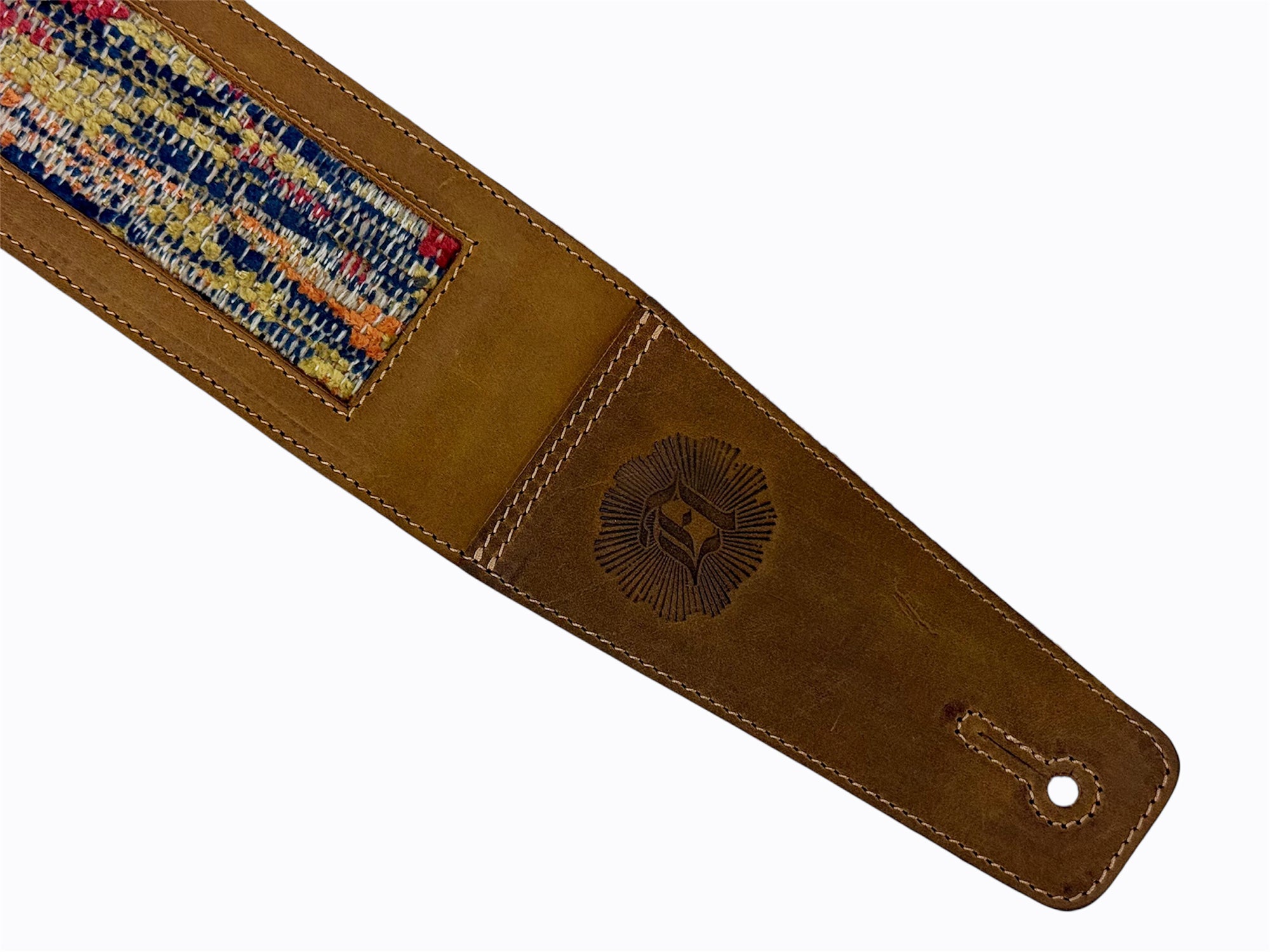 Ripple - Tobacco Leather Guitar Strap - Numbered Limited Edition