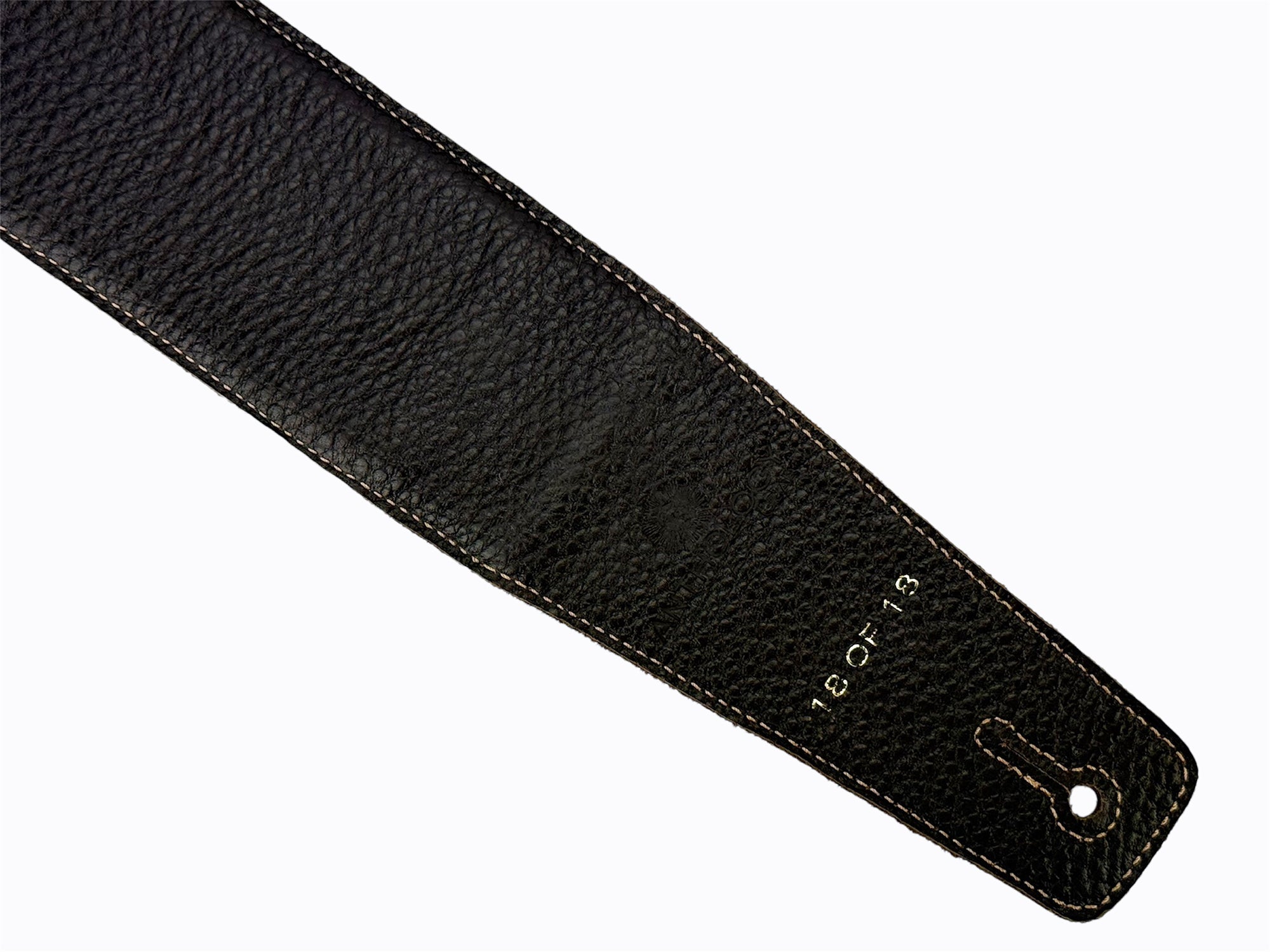 Ripple - Tobacco Leather Guitar Strap - Numbered Limited Edition
