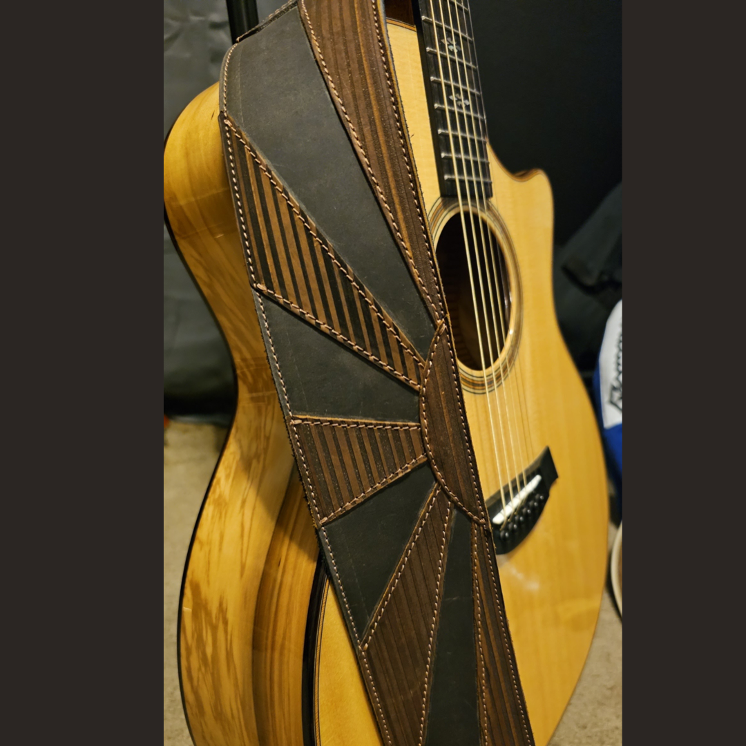 Haleakala - Leather Guitar Strap