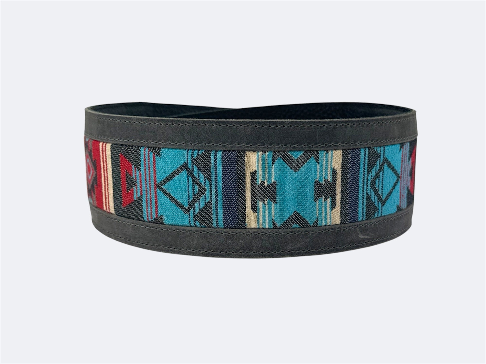 Crosswinds - Aged Steel Leather Guitar Strap - Numbered Limited Edition