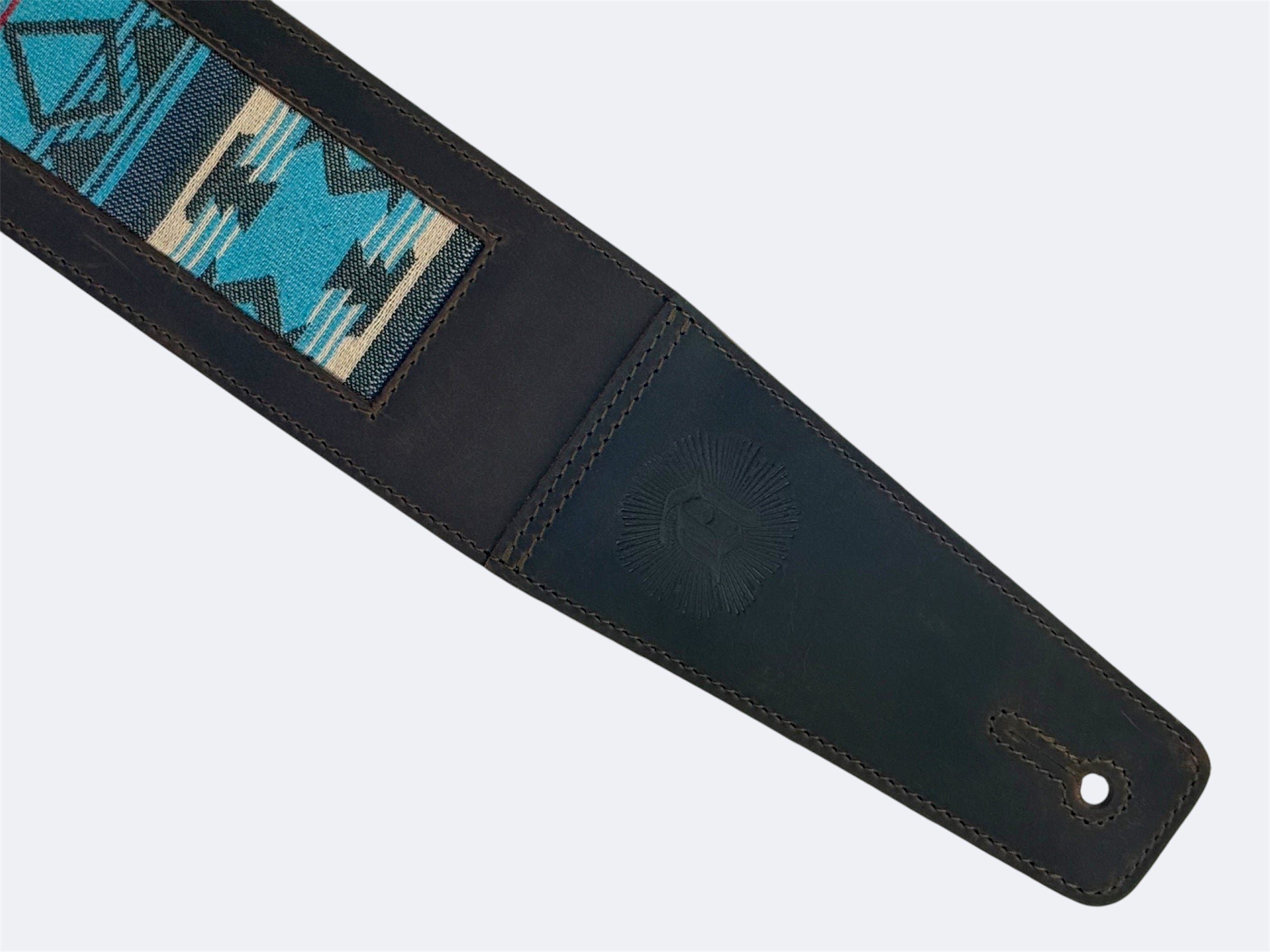 Crosswinds - Whiskey Brown Leather Guitar Strap - Numbered Limited Edition