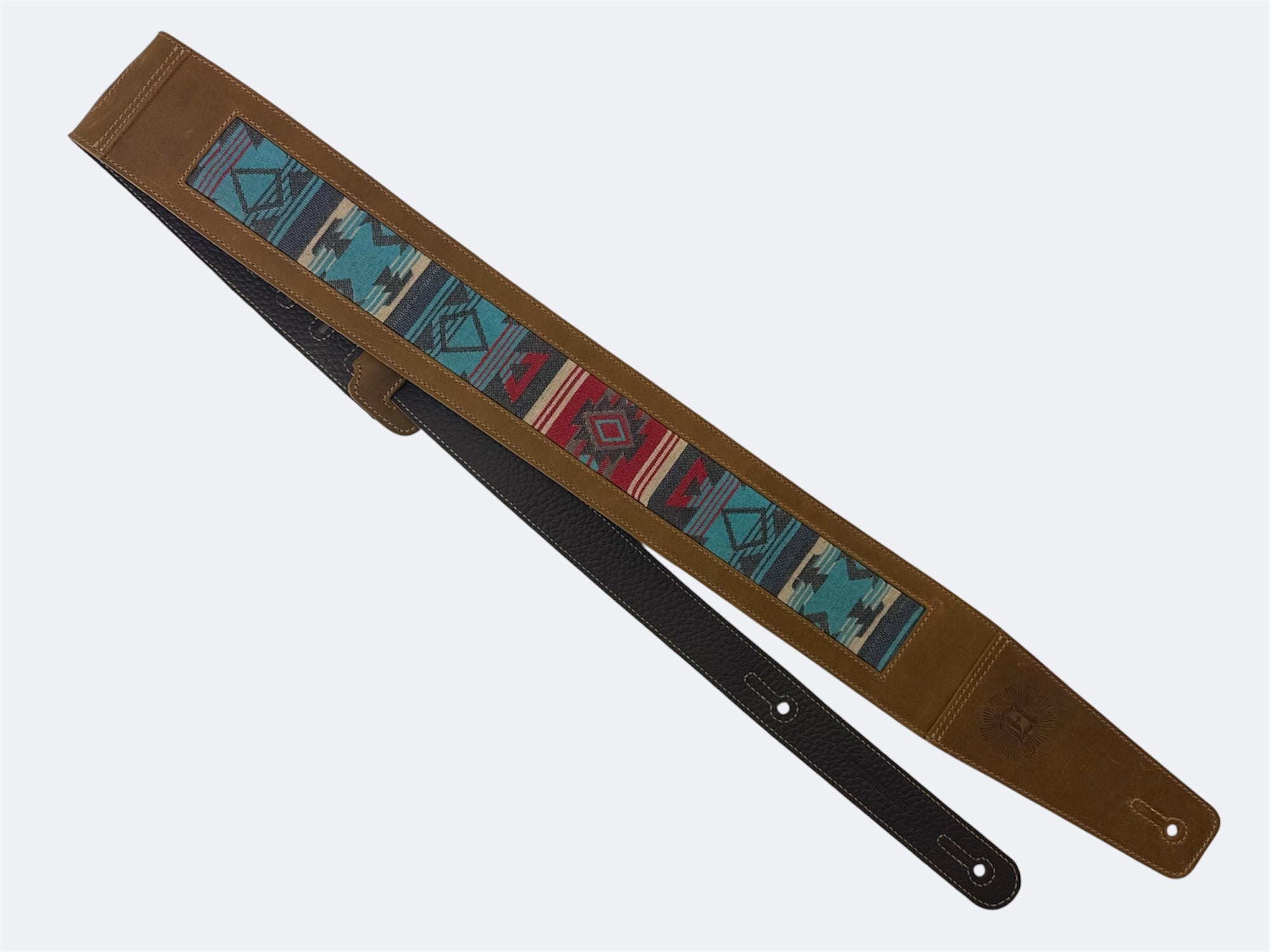 Crosswinds - Tobacco Leather Guitar Strap - Numbered Limited Edition
