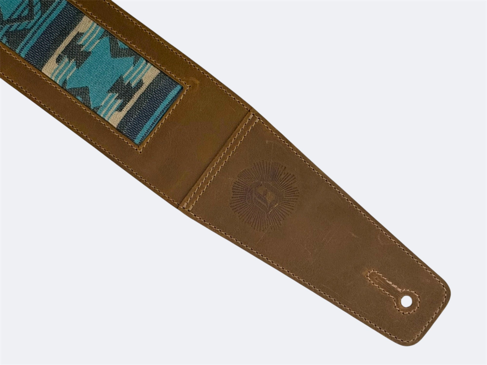 Crosswinds - Tobacco Leather Guitar Strap - Numbered Limited Edition
