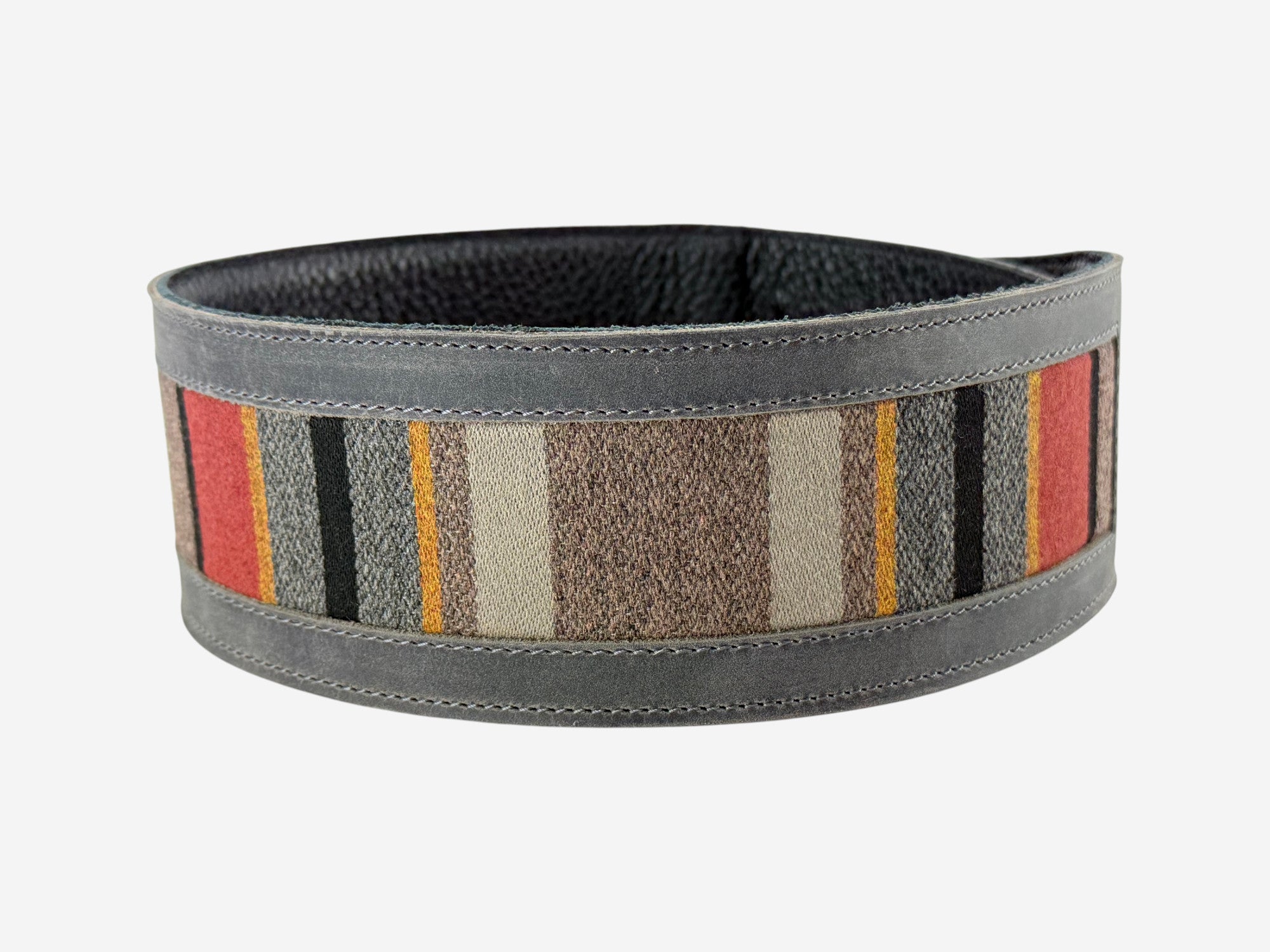Base Camp - Aged Steel Leather Guitar Strap - Numbered Limited Edition