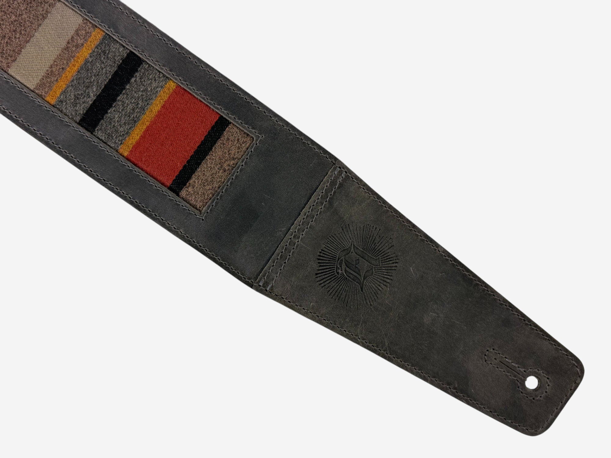 Base Camp - Aged Steel Leather Guitar Strap - Numbered Limited Edition