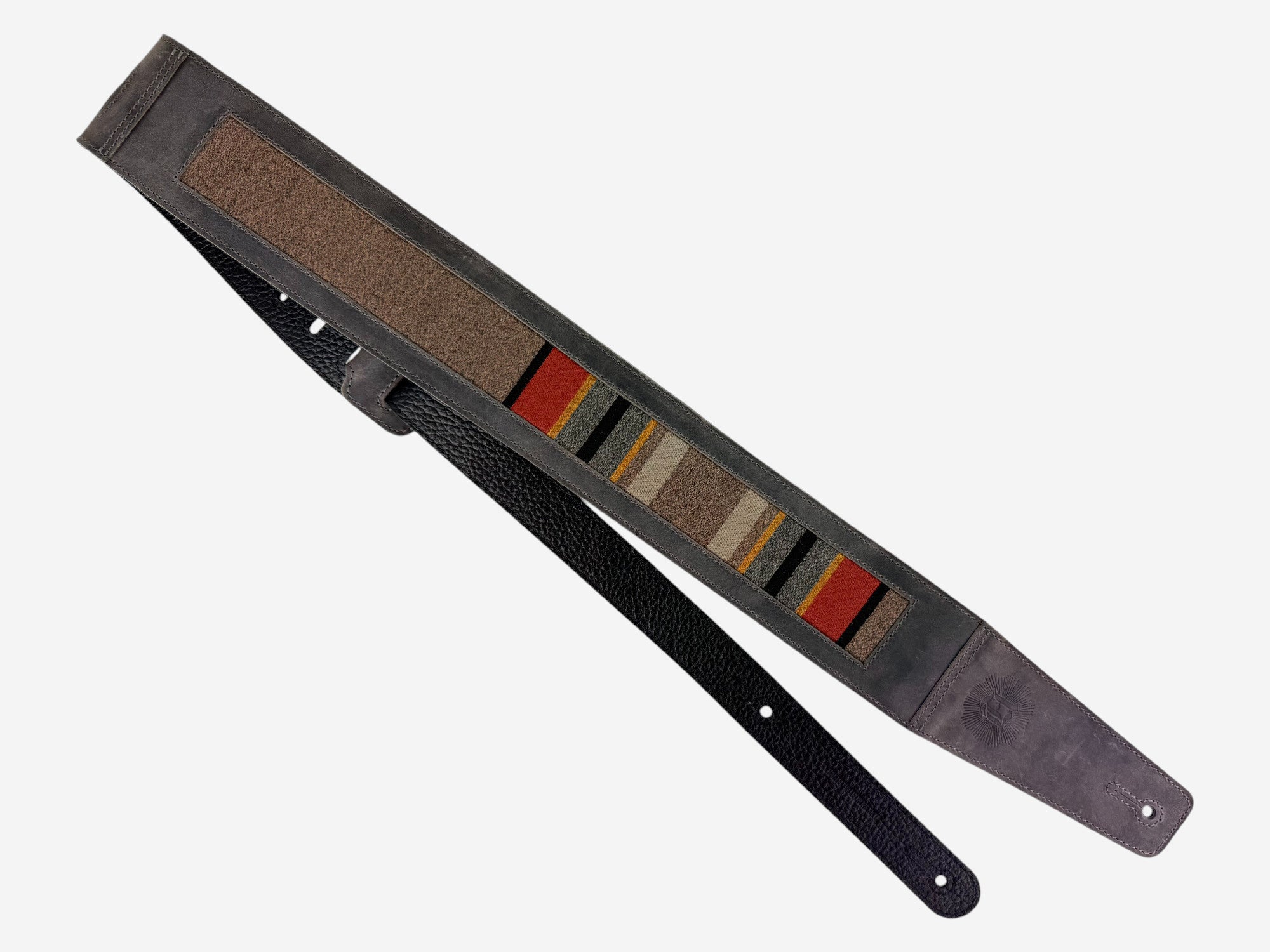 Base Camp - Aged Steel Leather Guitar Strap - Numbered Limited Edition