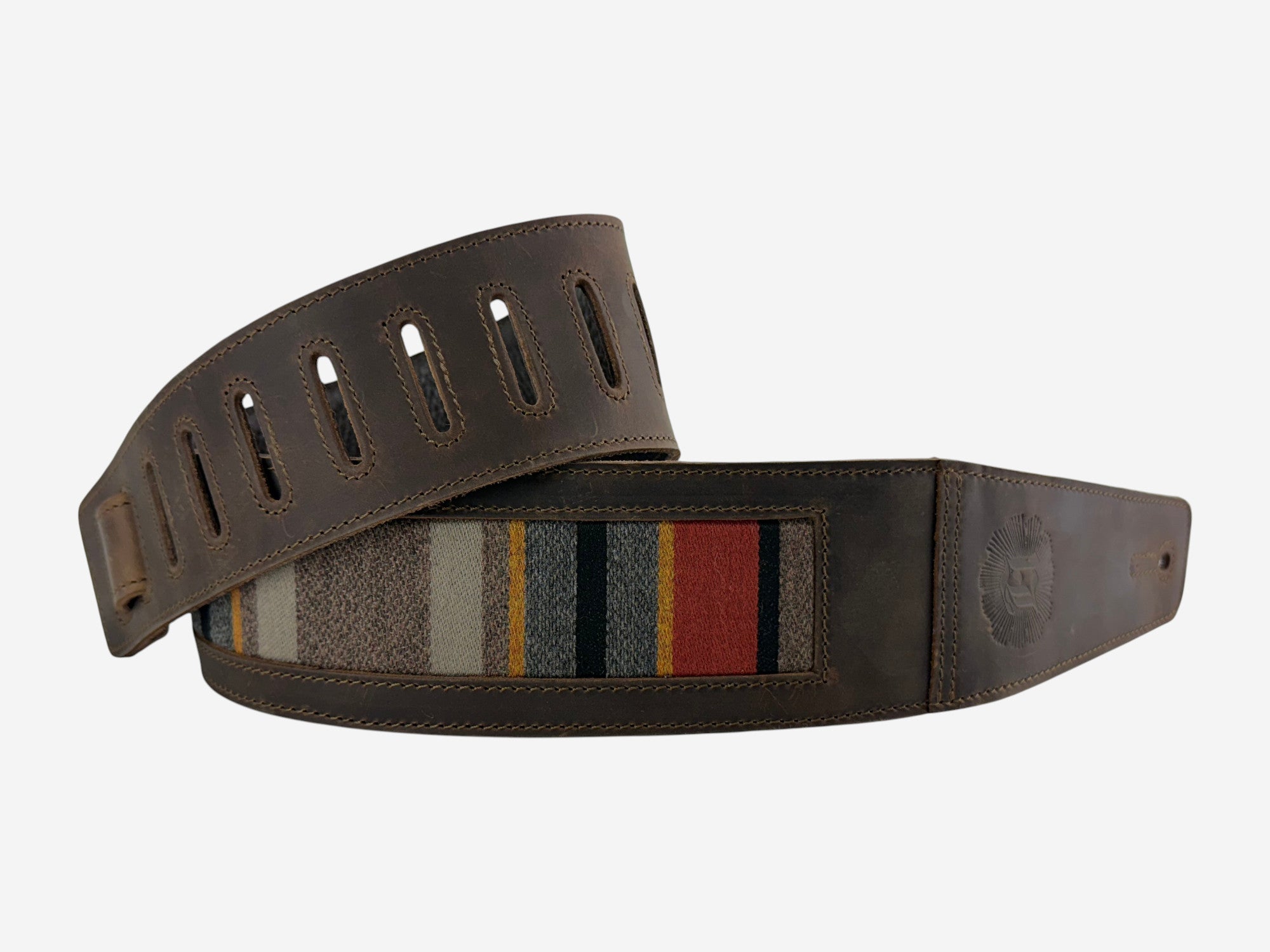 Base Camp - Whiskey Brown Leather Guitar Strap - Numbered Limited Edition