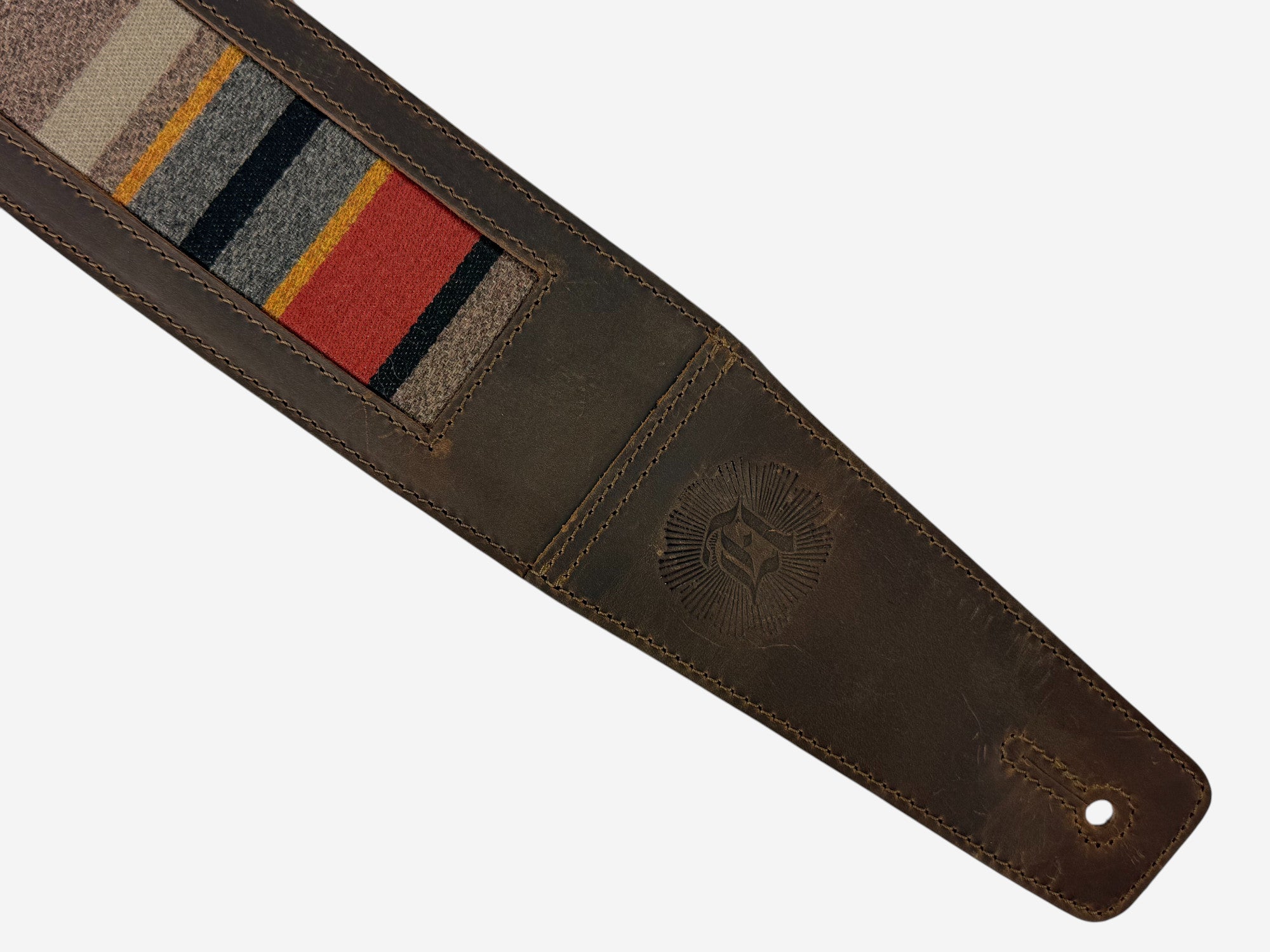 Base Camp - Whiskey Brown Leather Guitar Strap - Numbered Limited Edition