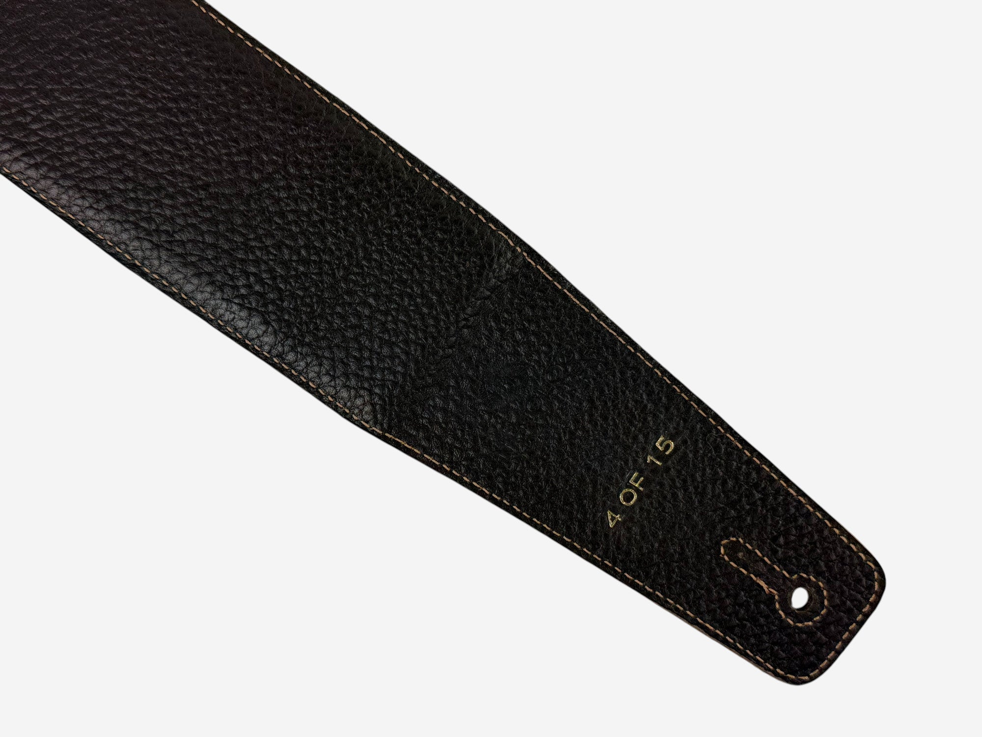 Base Camp - Tobacco Leather Guitar Strap - Numbered Limited Edition