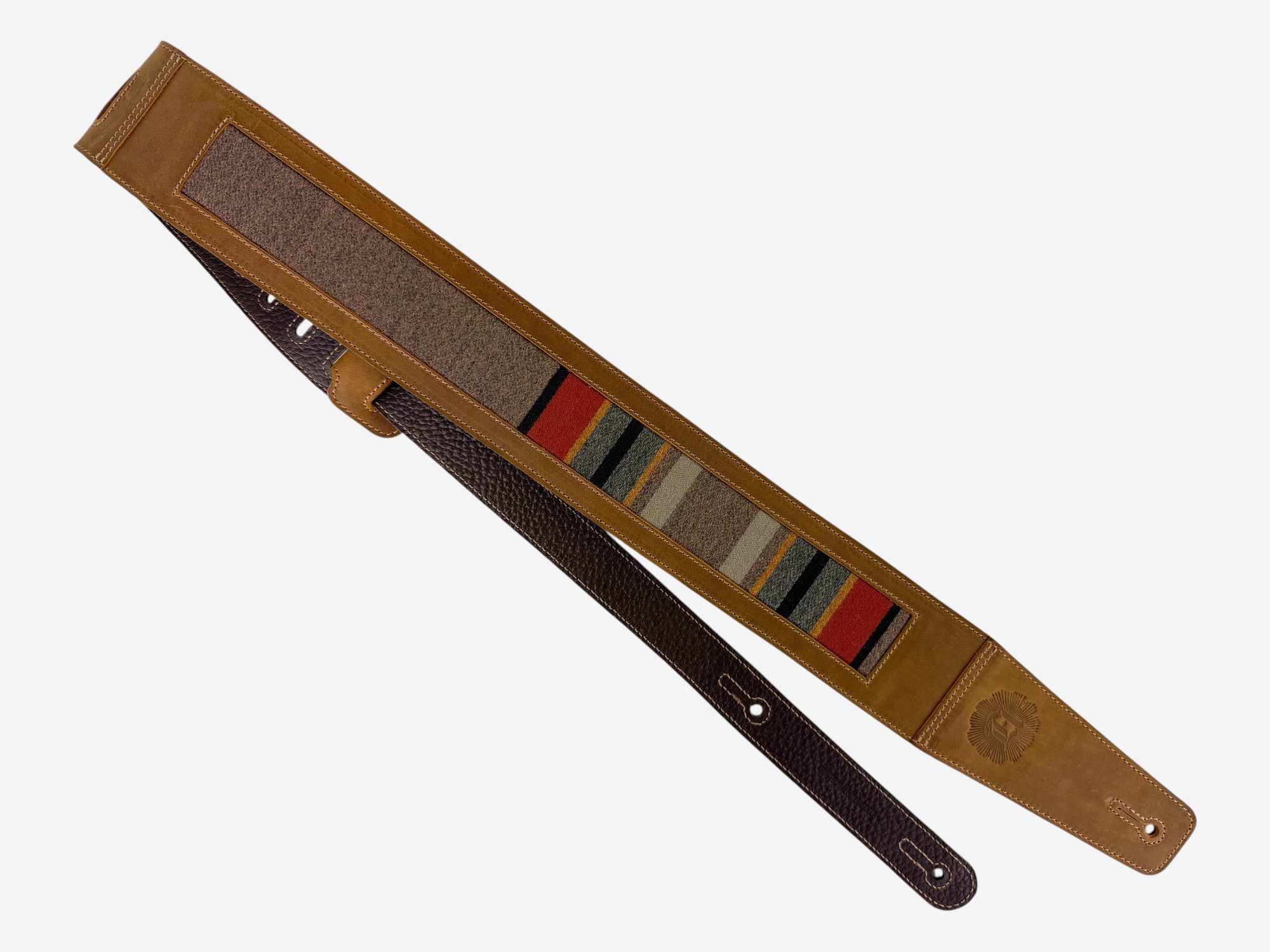 Base Camp - Tobacco Leather Guitar Strap - Numbered Limited Edition