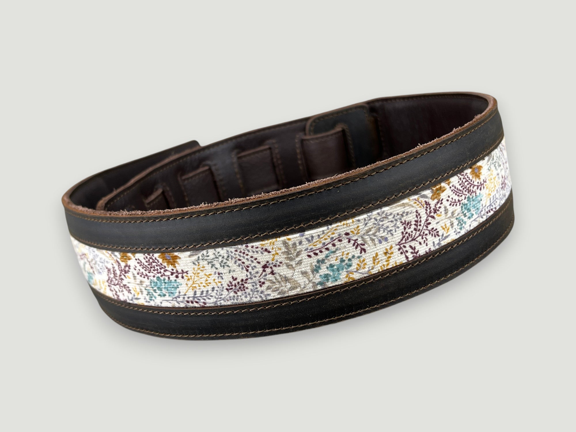 Wildwood - Whiskey Brown Leather Guitar Strap