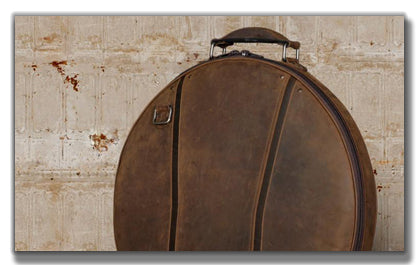 Leather cymbal bag, cymbal bag