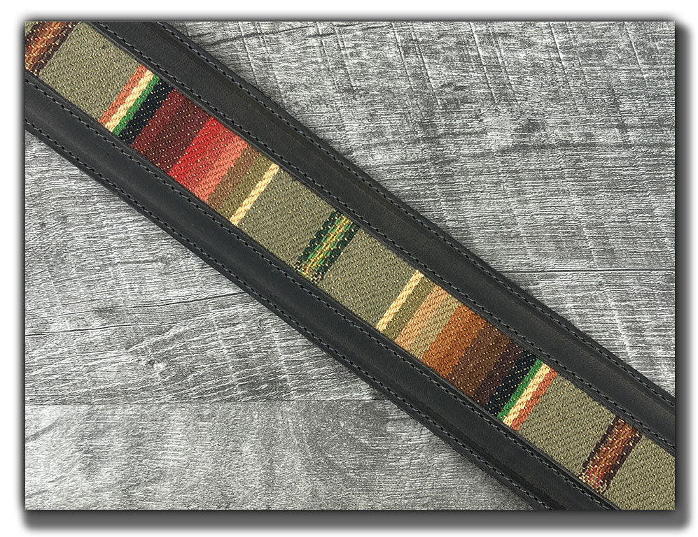 Southwest Padded Leather Guitar Strap