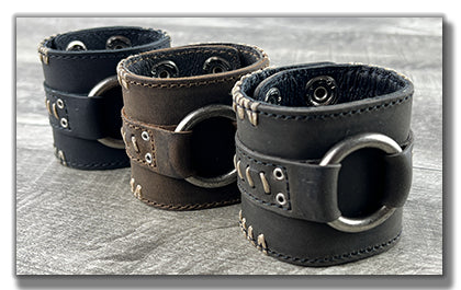 Leather cuffs, leather cuff bracelet, biker bracelet, leather rocker bracelet, cuff bracelet