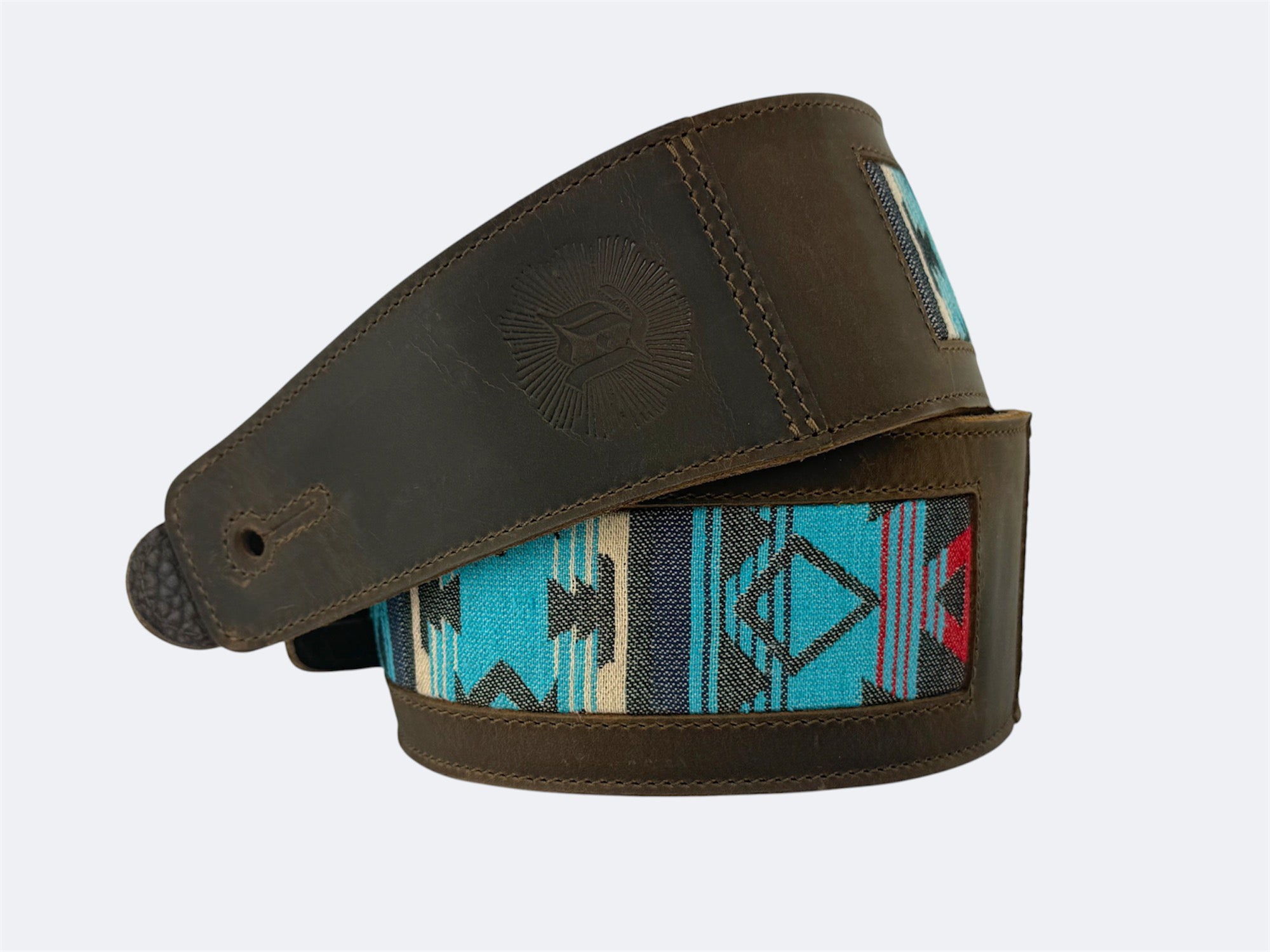 Crosswinds - Whiskey Brown Leather Guitar Strap - Numbered Limited Edition
