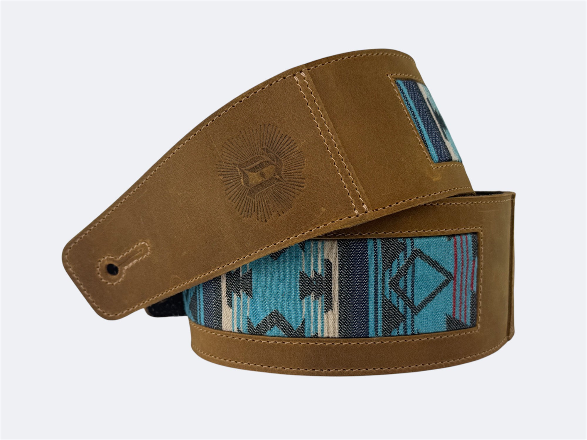 Crosswinds - Tobacco Leather Guitar Strap - Numbered Limited Edition