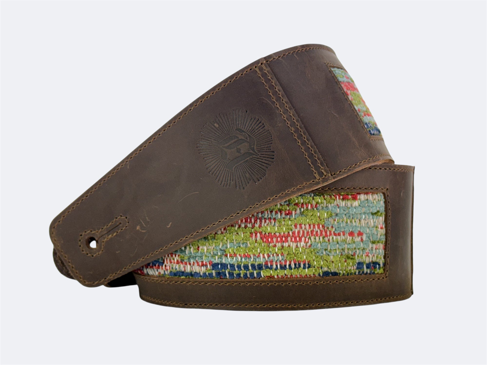 Ripple - Whiskey Brown Leather Guitar Strap - Numbered Limited Edition