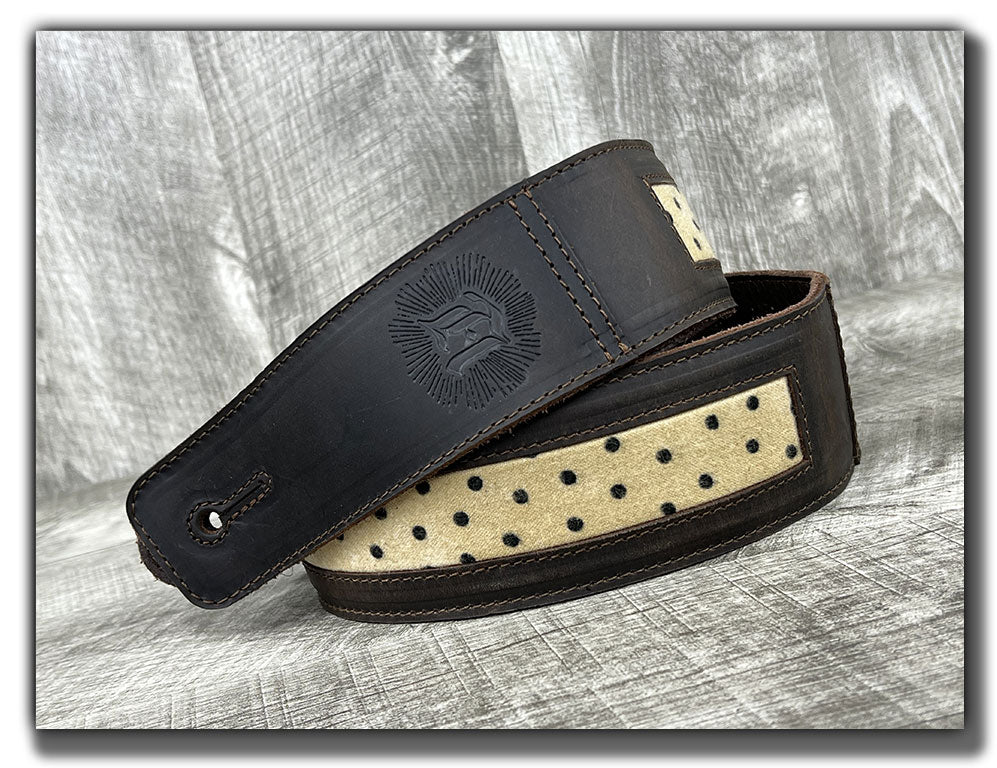 Winston - Whiskey Brown Leather Guitar Strap - Numbered Limited Edition