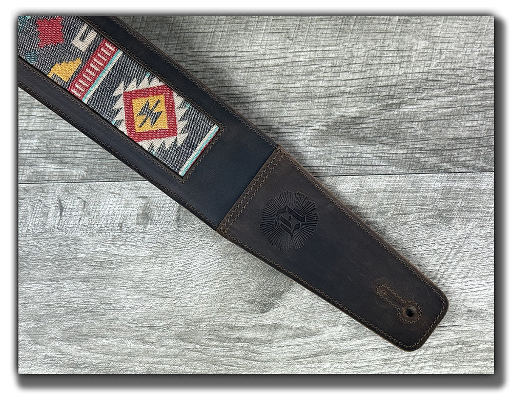 Thunderbird- Whiskey Brown Leather Guitar Strap - Numbered Limited Edition