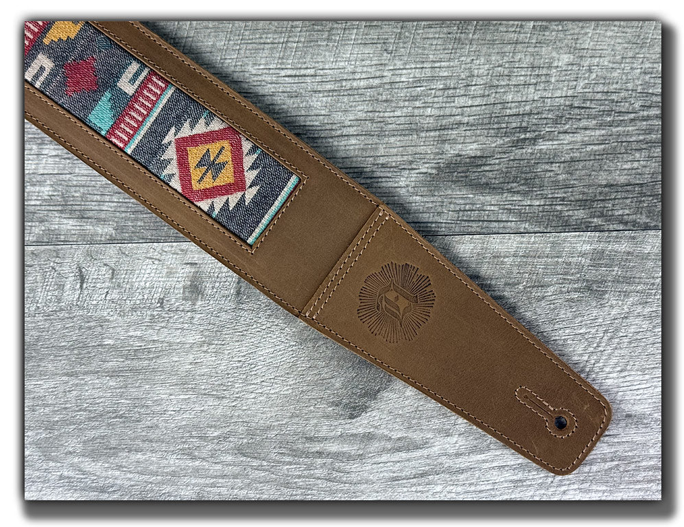 Thunderbird- Tobacco Leather Guitar Strap - Numbered Limited Edition