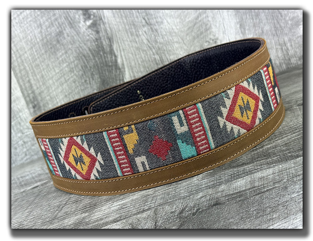 Thunderbird- Tobacco Leather Guitar Strap - Numbered Limited Edition