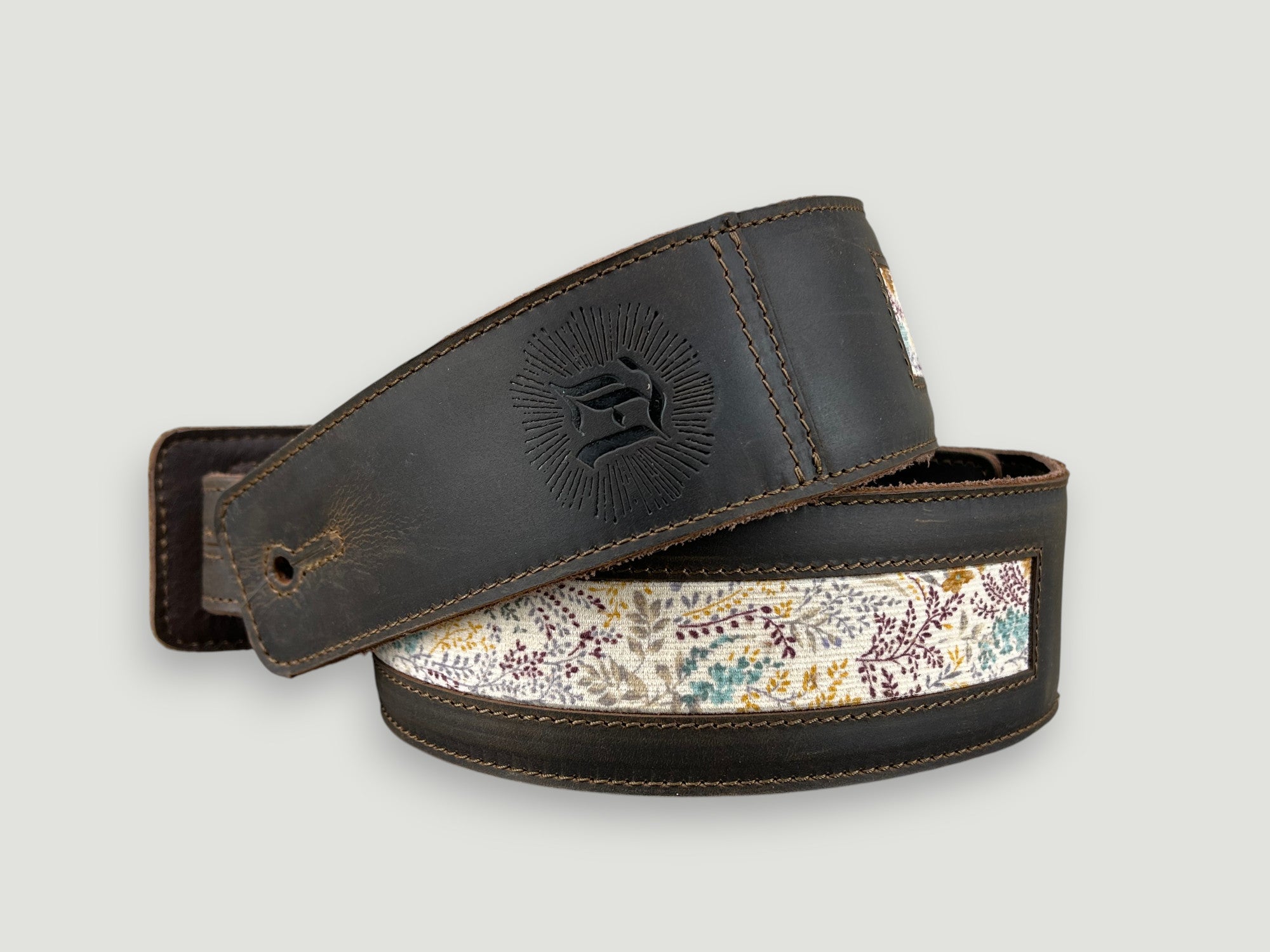 Wildwood - Whiskey Brown Leather Guitar Strap