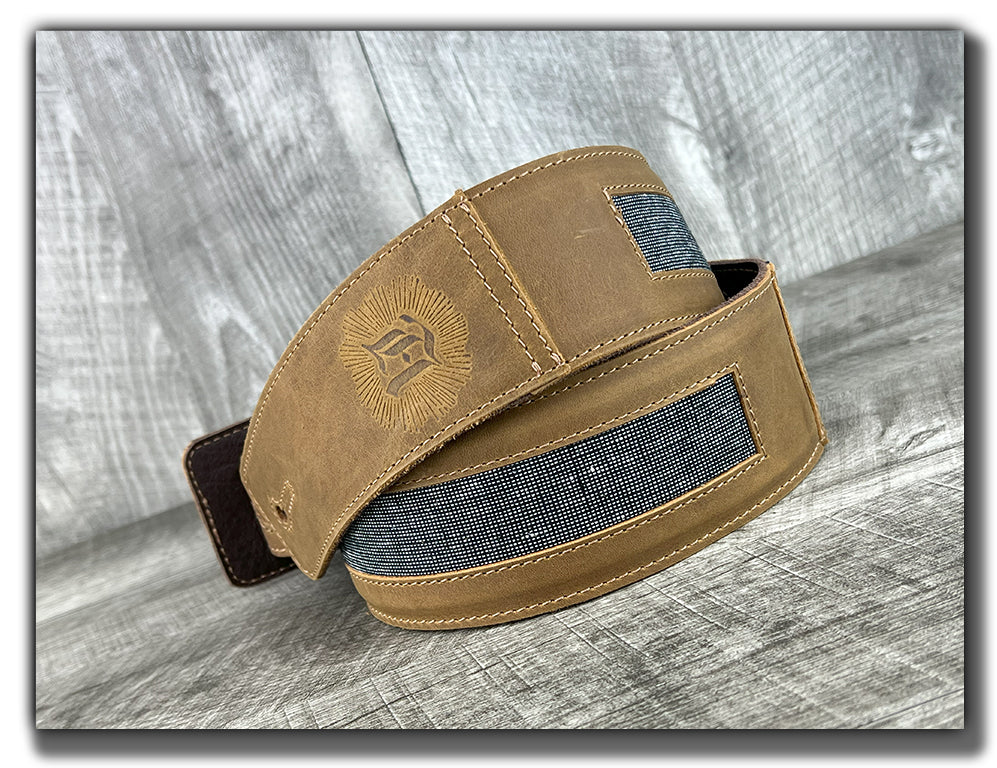 Zenith - Tobacco Leather Guitar Strap - Numbered Limited Edition