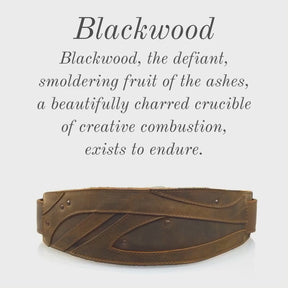 Blackwood - Whiskey Brown Leather Guitar Strap