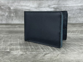 Minimalist Bi-Fold Wallet (With or Without Pick Holders) - Carbon Black