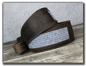 Spicatum - Whiskey Brown Leather Guitar Strap