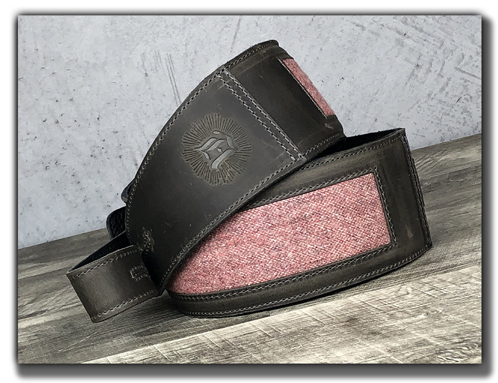 Sedona - Aged Steel Leather Guitar Strap