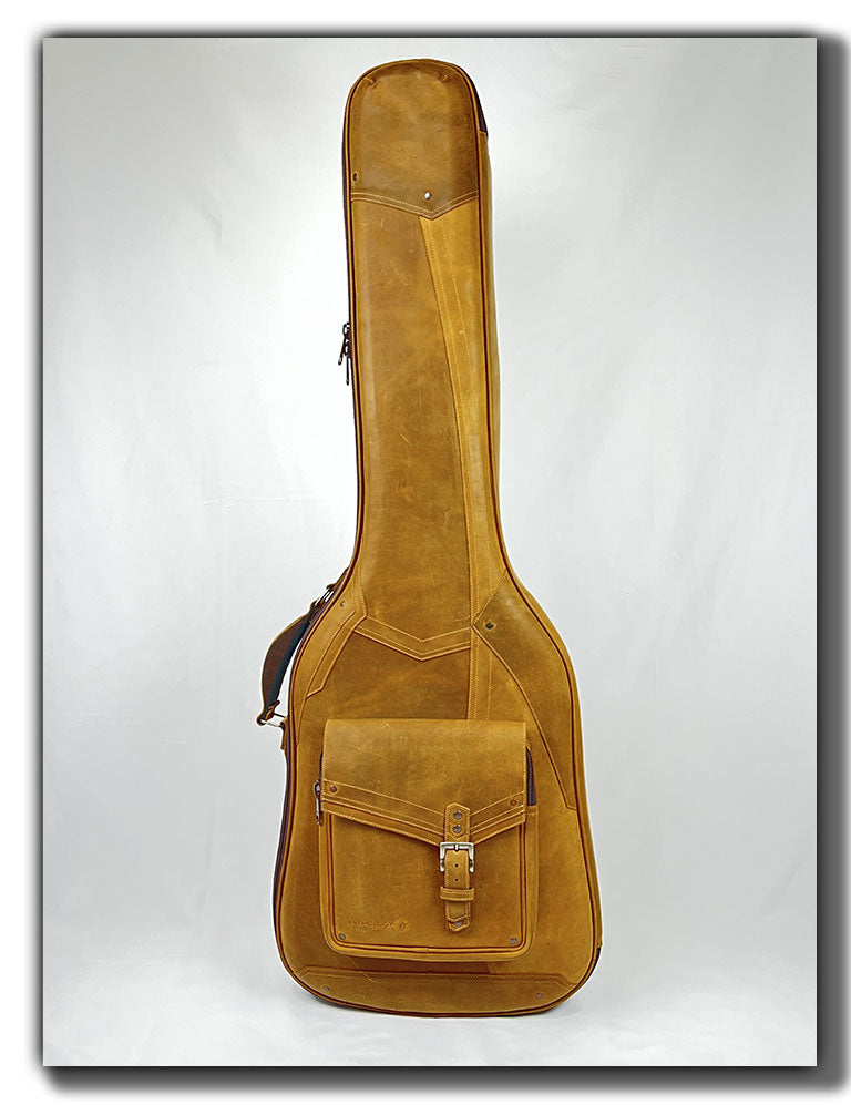 “The Revelator” Bass Guitar Case - Tobacco