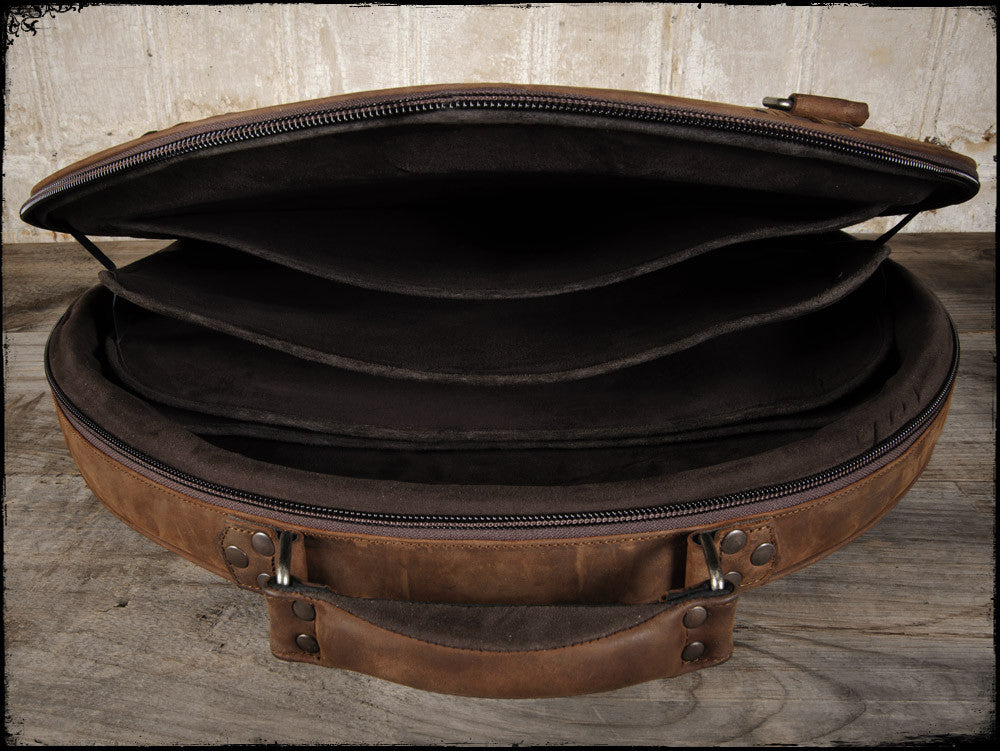 “The Seville” Cymbal Bag - Whiskey Brown