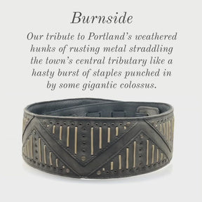 Burnside - Leather Guitar Strap