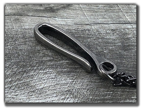 Chain Wallet with Guitar Pick Slots (With or Without Chain) - Aged Steel/Carbon Black