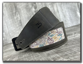 Wildwood - Aged Steel Leather Guitar Strap