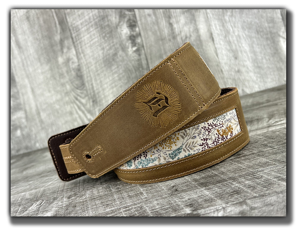 Wildwood - Tobacco Leather Guitar Strap