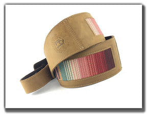 El Camino - Tobacco / Baja Leather Guitar Strap